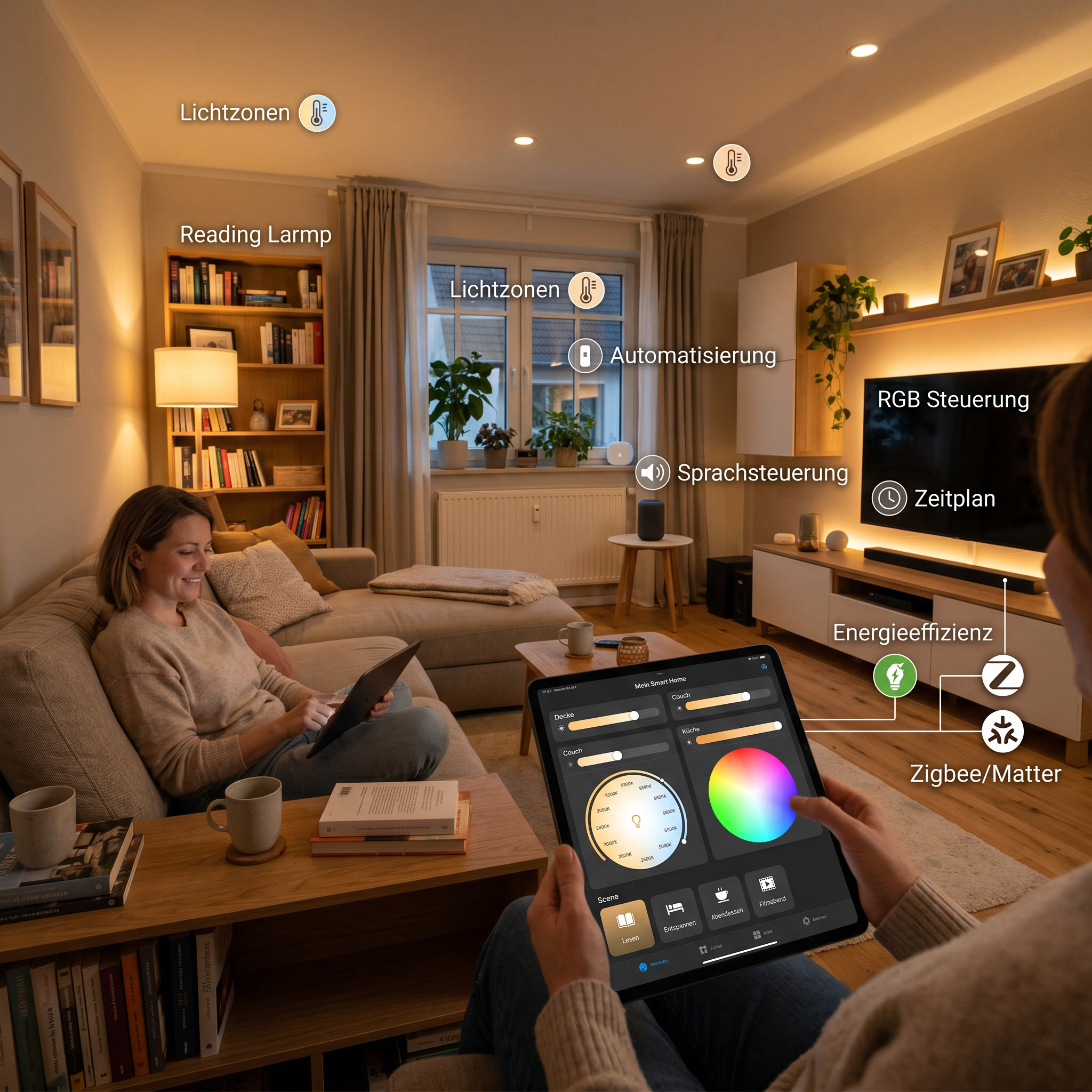 Intelligente Beleuchtung Smart Home