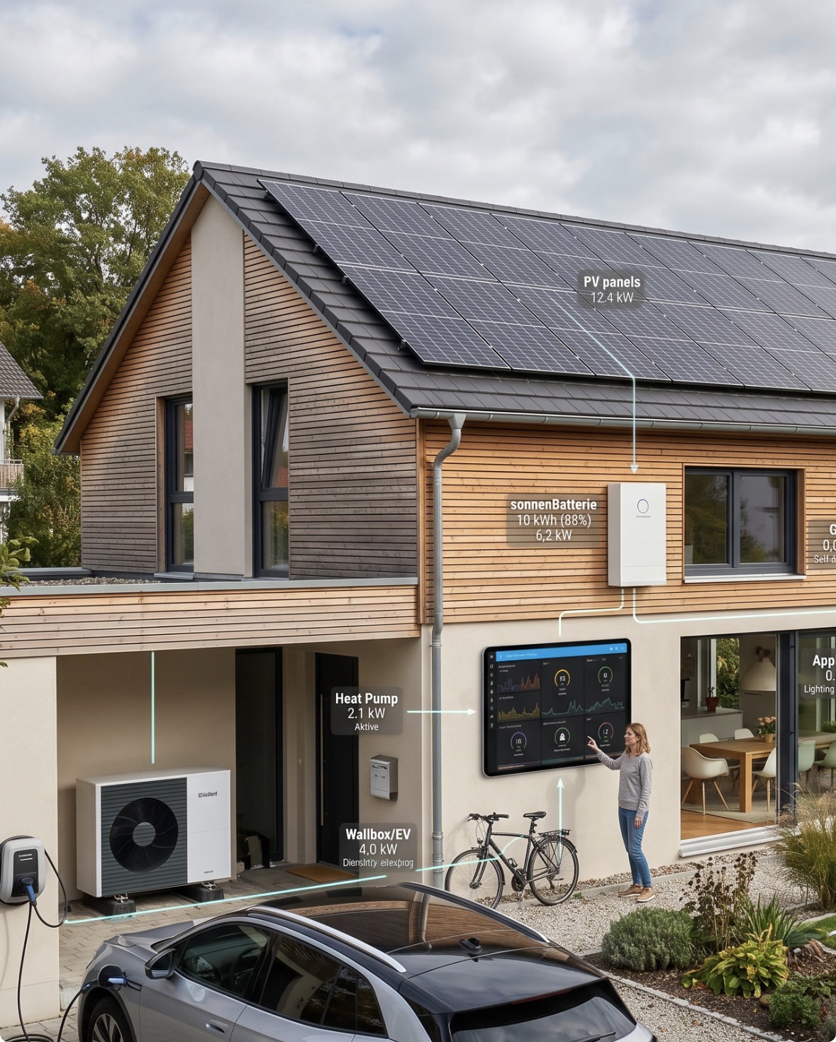 PV Anlage Solarenergie smart